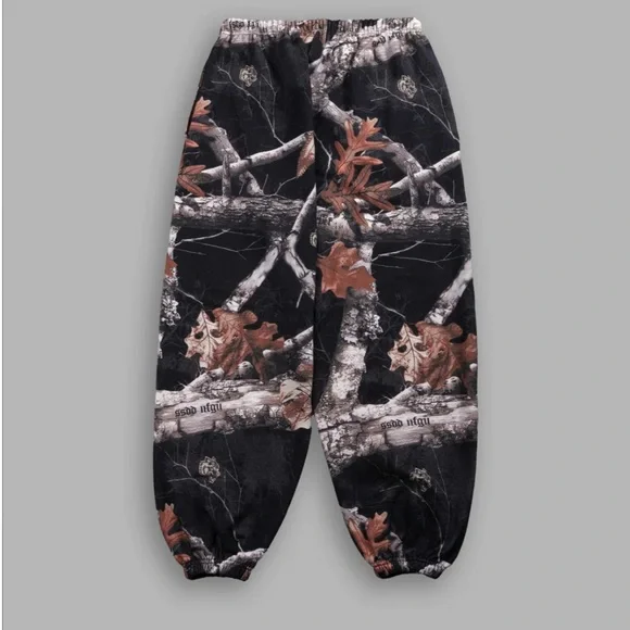 DARC SPORT WOLVES LOUNGER SWEAT PANTS IN DARC WOODLAND CAMO - Picture 4 of 11